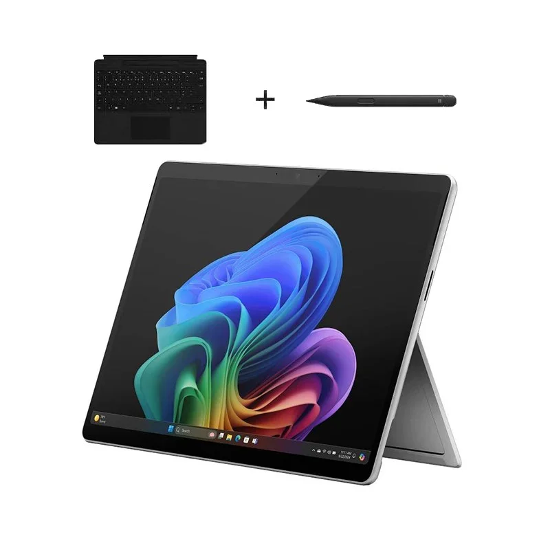 Microsoft Surface Pro 11ème Edition Copilot+ PC (Intel® Core™ Ultra 7 268V/ 32Go/1To SSD/13''/OLED) + Clavier Signature avec Stylet Slim Pen - Platinum  • Mediazone Maroc